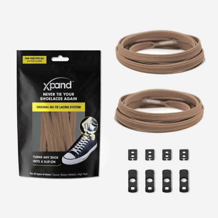 Xpand XPAND LACES OG NO-TIE SAND