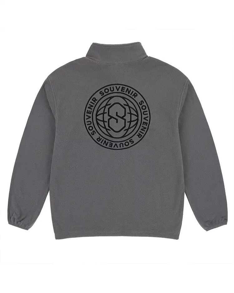 SOUVENIR Souvenir Tech Fleece Zip Up | Cool Grey