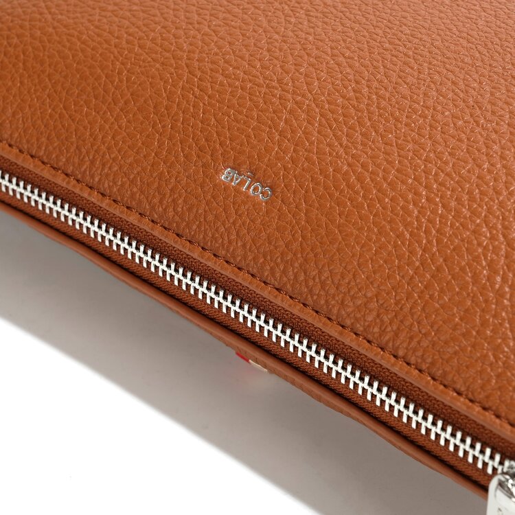 Co-Lab Co-Lab Chloe Baguette Crossbody | Dark Cognac