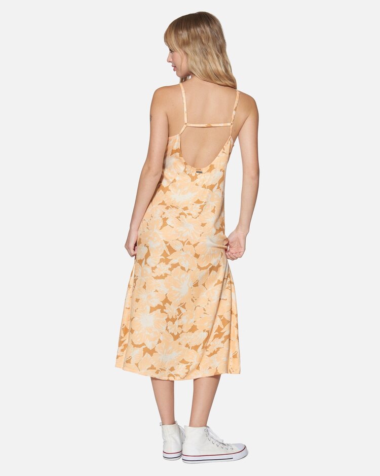 Hurley Hurley Shoreline Slip Dress | Caramel Cream