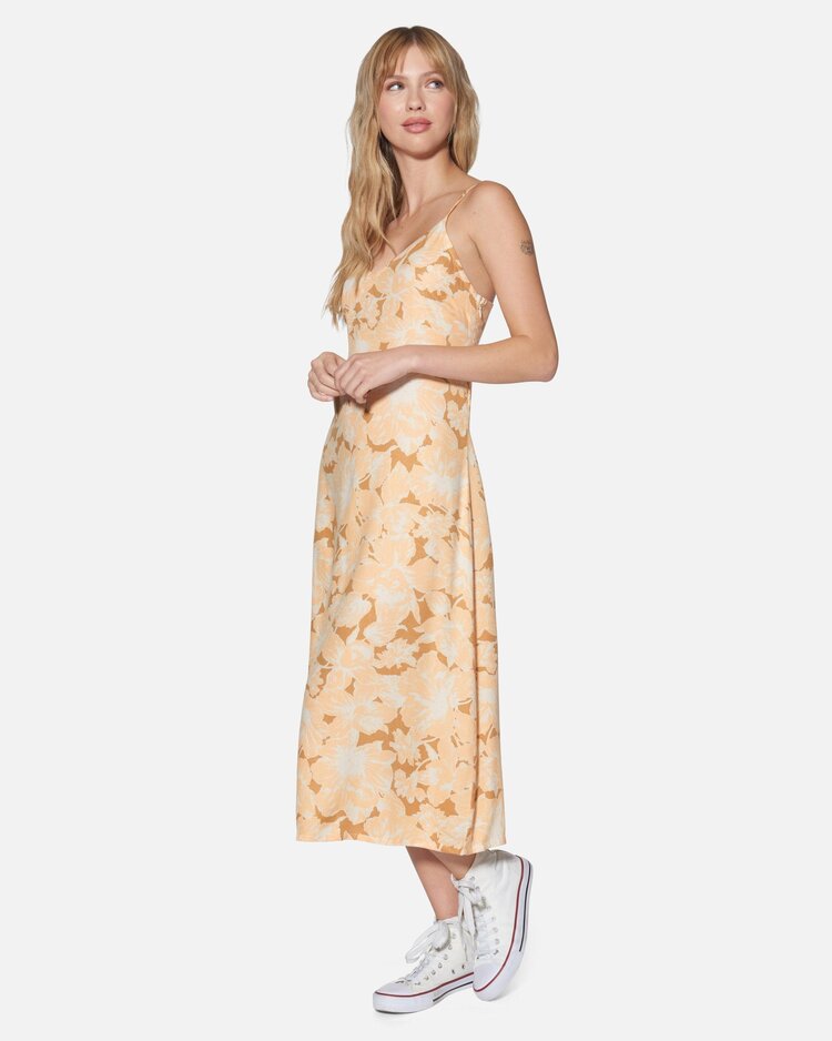 Hurley Hurley Shoreline Slip Dress | Caramel Cream