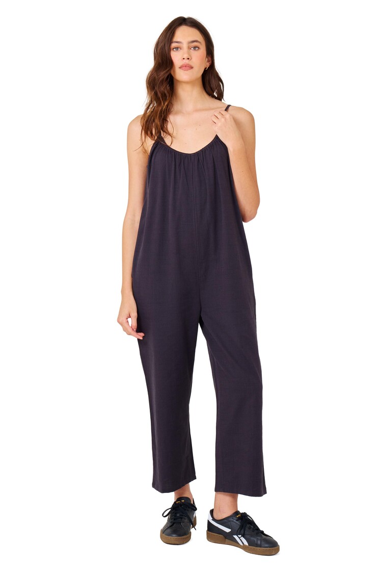 Hurley New Heights Jumpsuit | Off Black