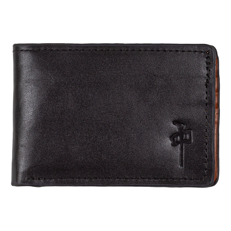 RDS RDS Wallet Genuine Leather | Black/Tan