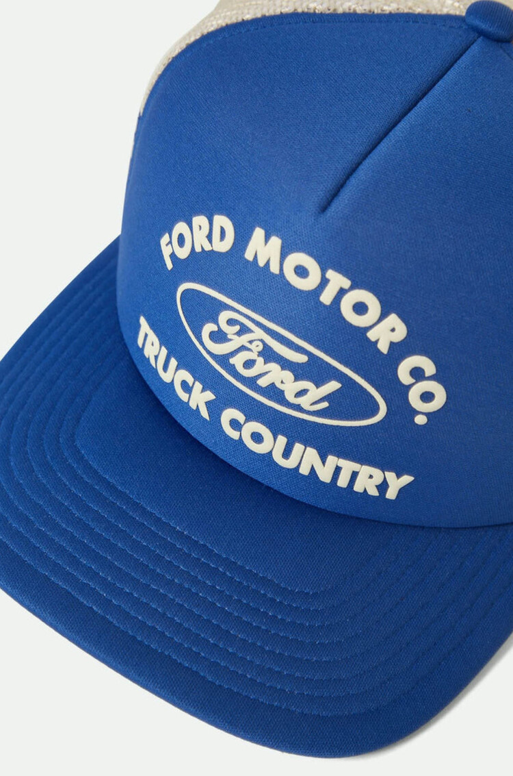 Brixton Brixton Ford Built Tough Mp Trucker | Ford Blue/Wimbeldon White
