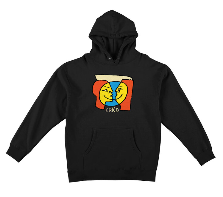 Krooked Moonsmiley Hood | Black/Multi