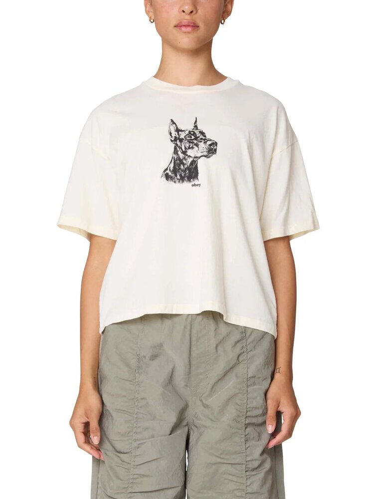 Obey Obey Dobermann Tee | Unbleached