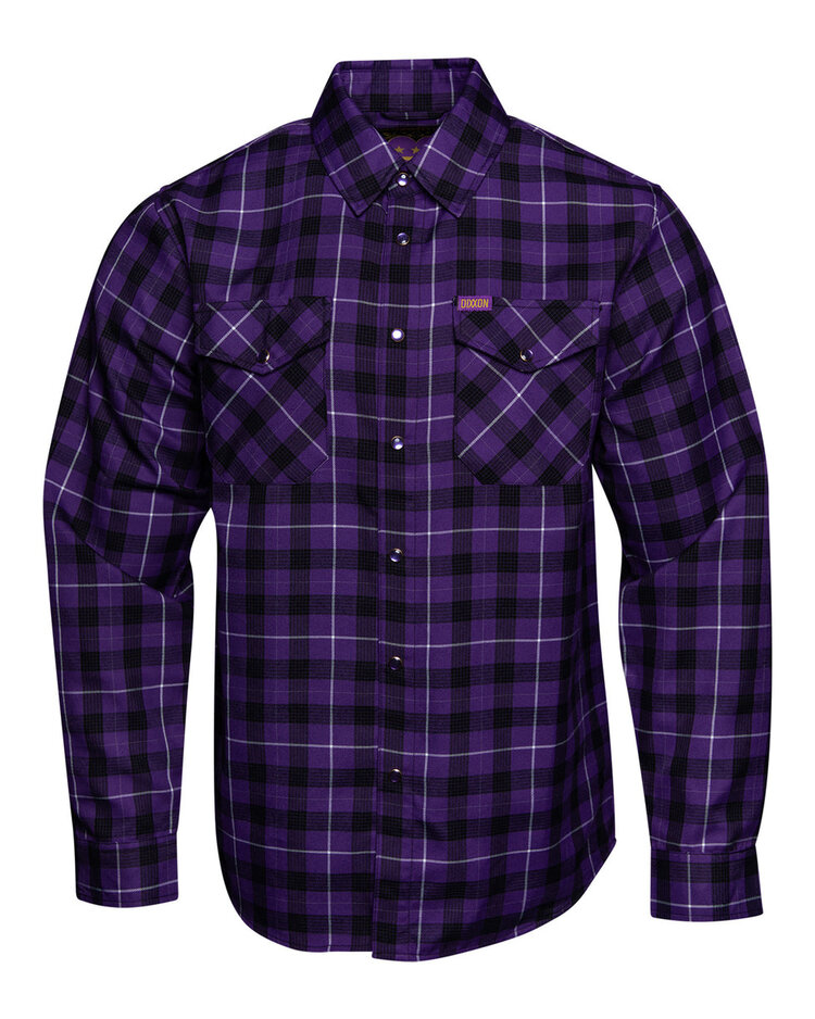 Dixxon Dixxon The Merit Flannel | Pruple/Black