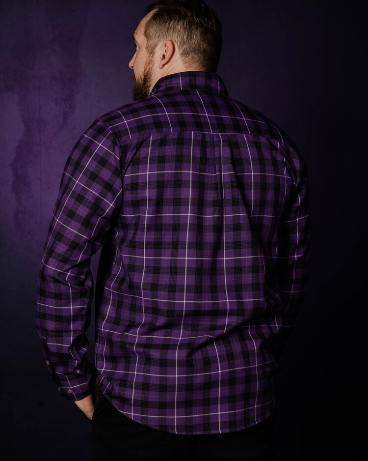 Dixxon Dixxon The Merit Flannel | Pruple/Black