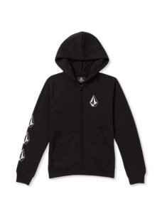 Volcom Volcom Big Boys' Iconic Stone Zip Hoodie | Black