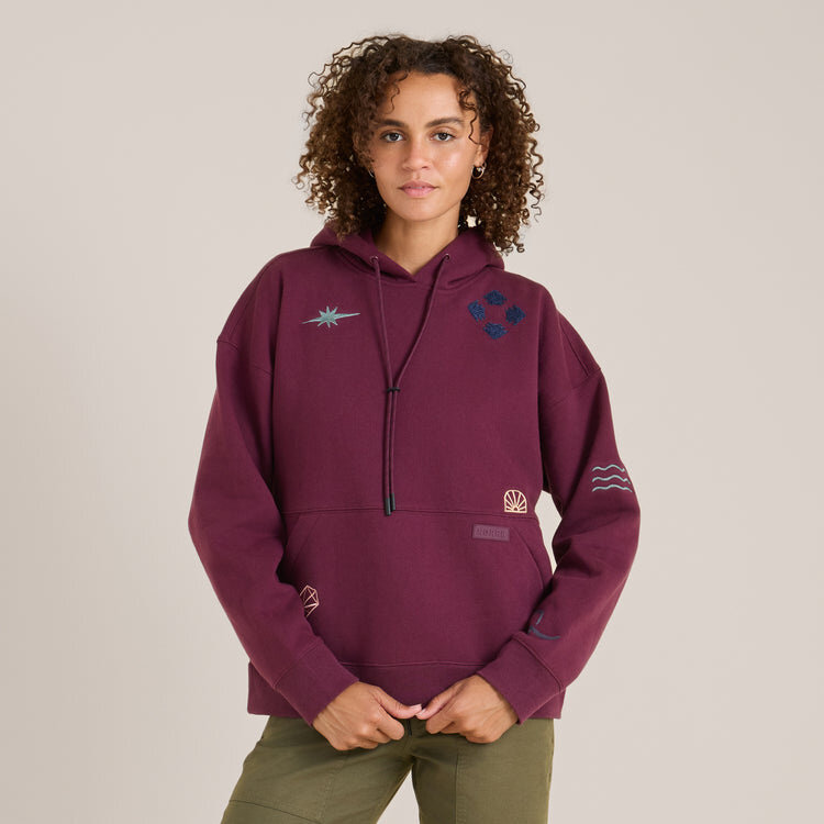 Roark ROARK HIKER HOODIE BLACKBERRY