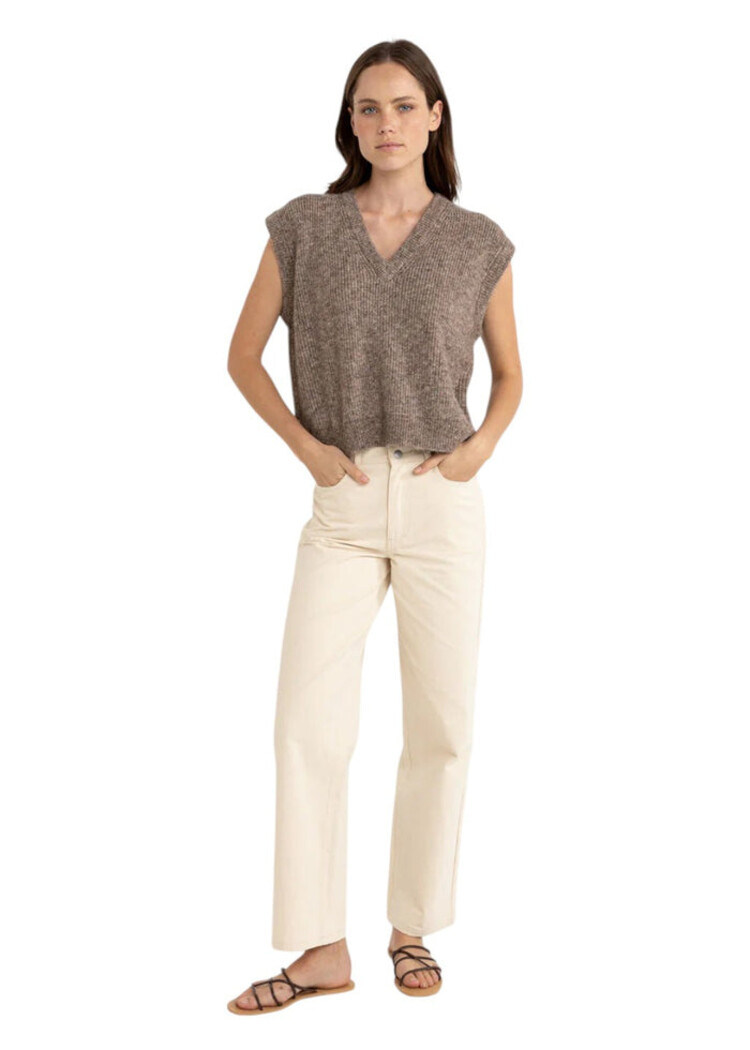 Rhythm Quinn Knit Vest | Oatmeal