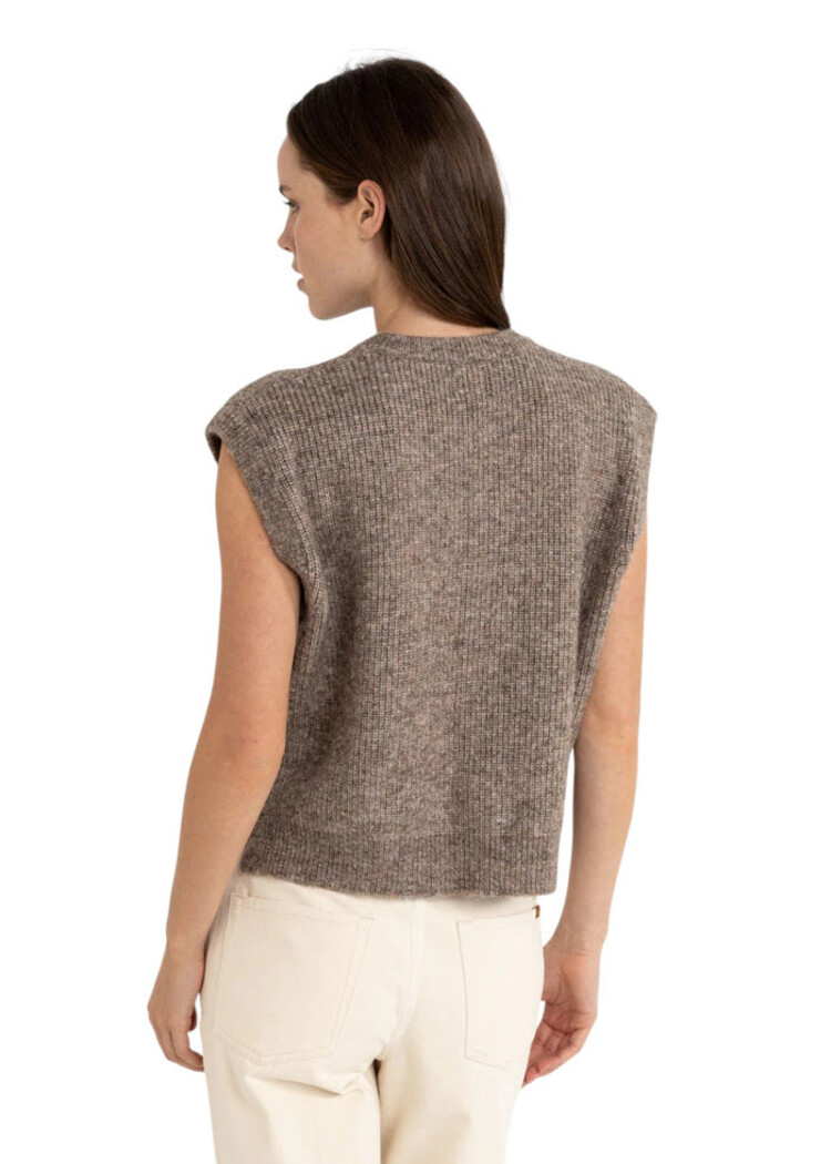 Rhythm Quinn Knit Vest | Oatmeal