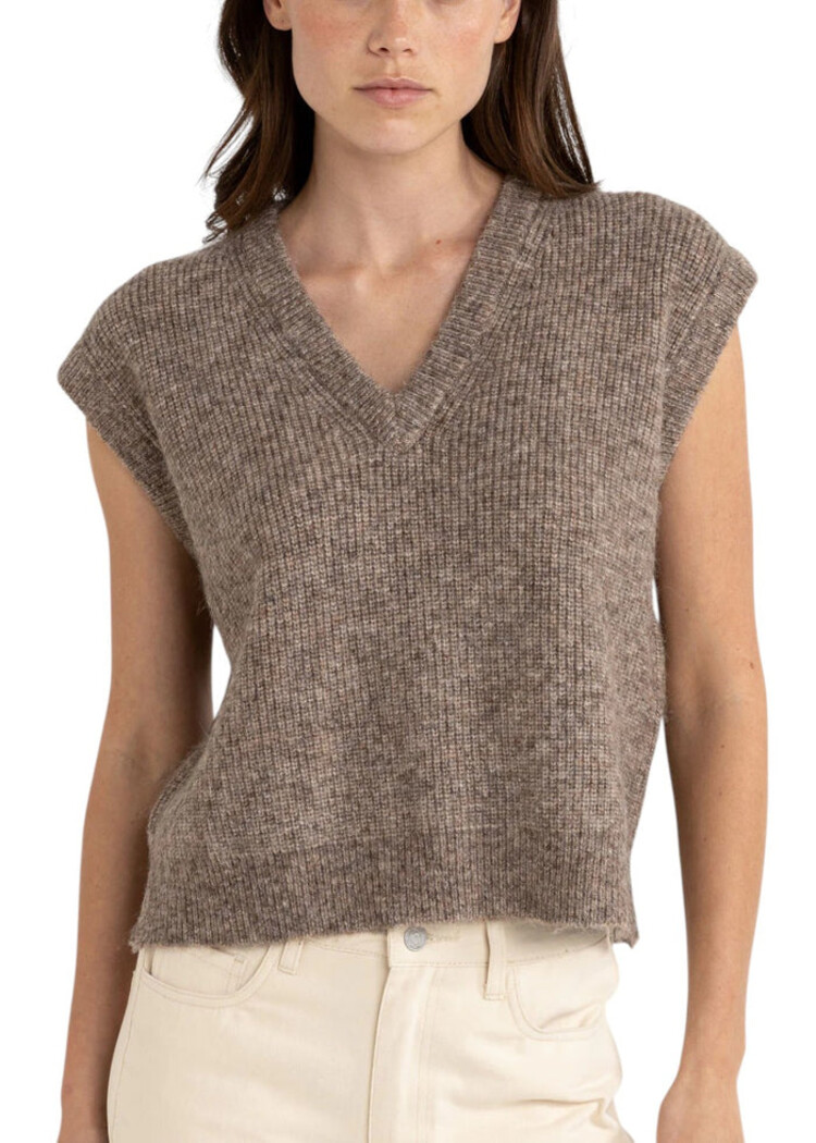 Rhythm Quinn Knit Vest | Oatmeal