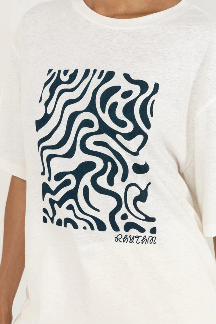 Rhythm Waverly Oversized T-Shirt | Vintage White