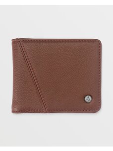 Volcom Pay-A-Pal Leather Bifold | Brown