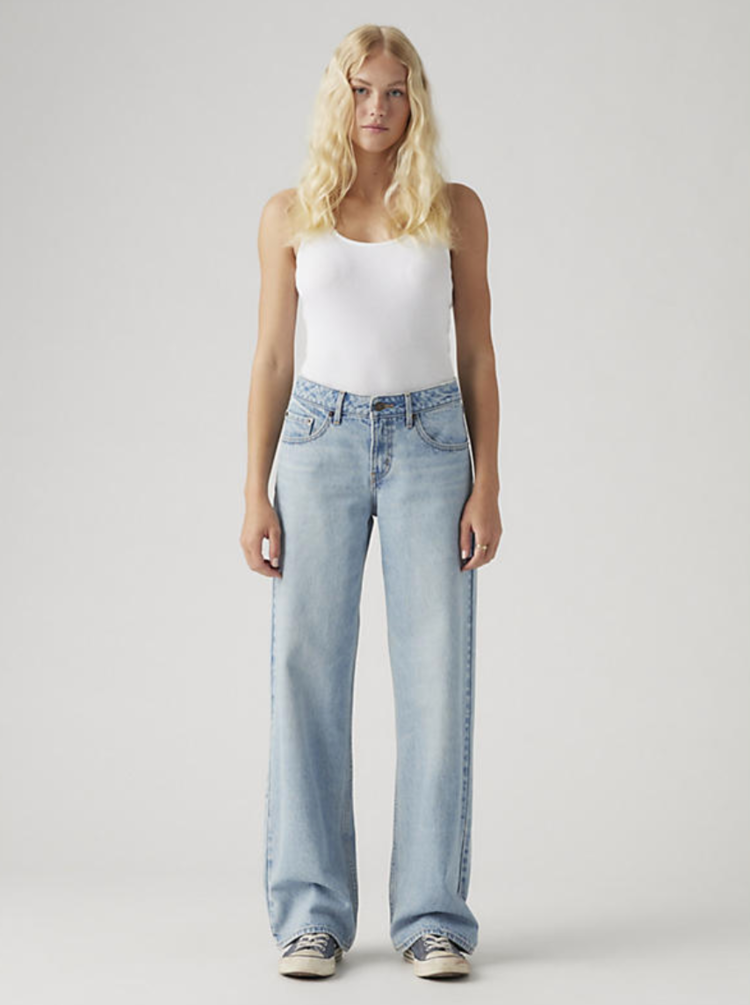 Levi's Low Loose | Blasted Stone Clean
