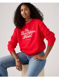 Levi's LEVIS HERITAGE CREW TWO HORSE BRAND RED