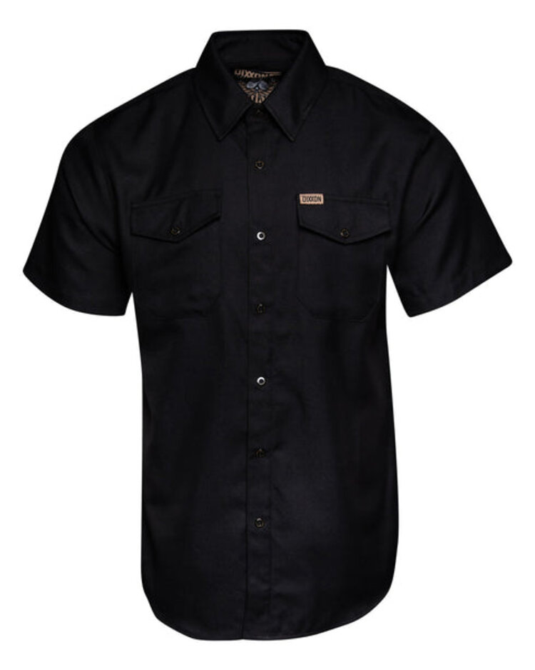 Dixxon Dixxon Outlaw Short Sleeve Flannel | Black