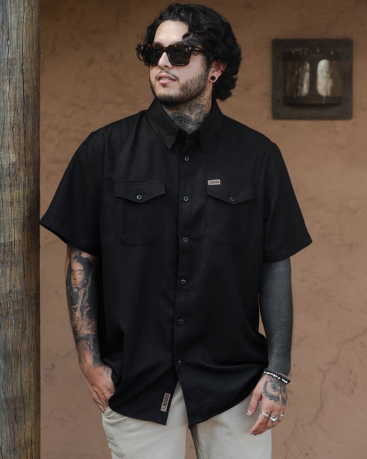 Dixxon Dixxon Outlaw Short Sleeve Flannel | Black