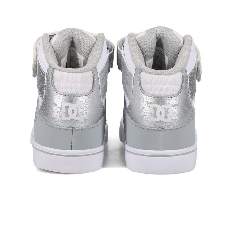 DC DC Pure Hi Top EV | White/Silver