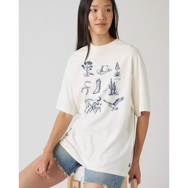 Levi's Levis Graphic Short Stack Tee | Western Sugar Swizzle