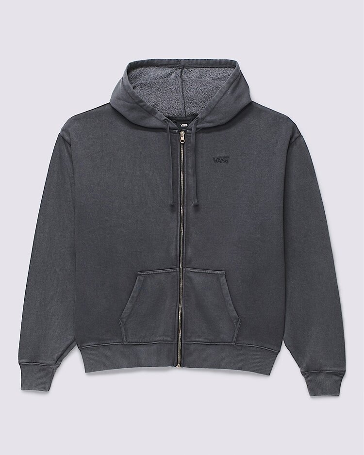 Vans Everyday Oversized Zip Hoodie | Washed Black