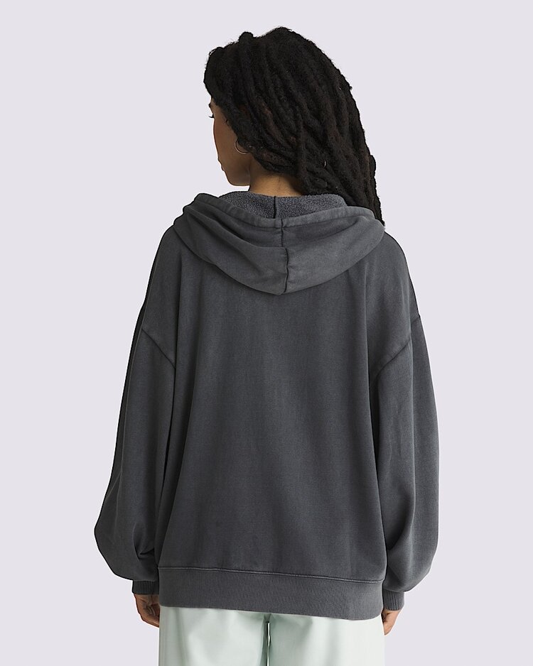 Vans Everyday Oversized Zip Hoodie | Washed Black