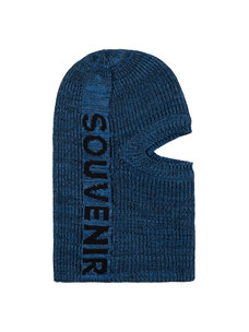 SOUVENIR Souvenir Multi Yarn Burgular Mask | Blue