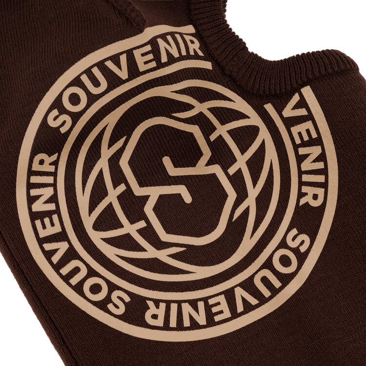 SOUVENIR Souvenir Printed Burgular Mask | Chocolate