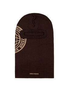 SOUVENIR Souvenir Printed Burgular Mask | Chocolate