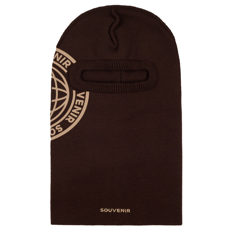 SOUVENIR Souvenir Printed Burgular Mask | Chocolate