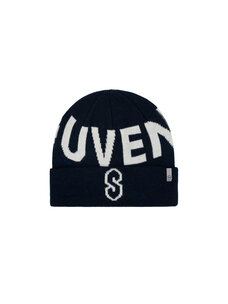 SOUVENIR Speckled Cuff Beanie | Navy