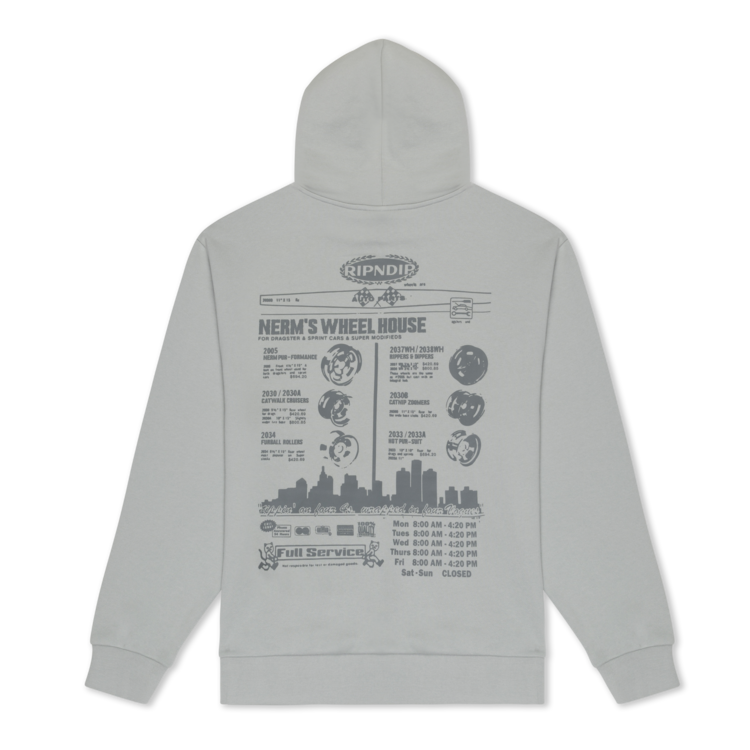 Ripndip Ripndip Hoodie Nerm Wheels | Grey