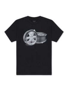 Ripndip Tee Nerm Wheels | Black Vintage Wash