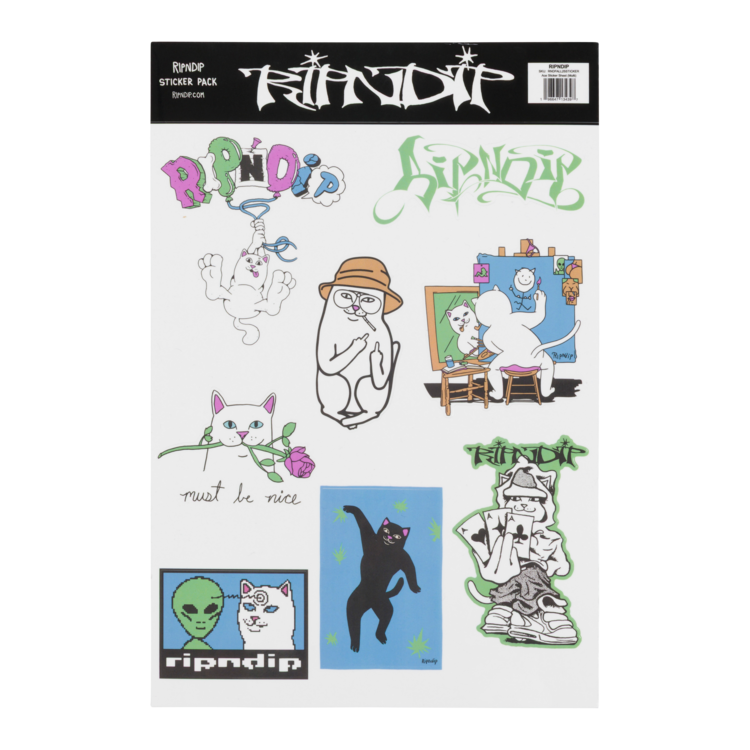 Ripndip Ripndip Ace Sticker Sheet