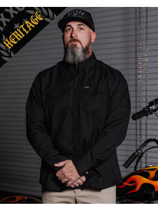 Dixxon Outlaw Heritage Flannel | Black