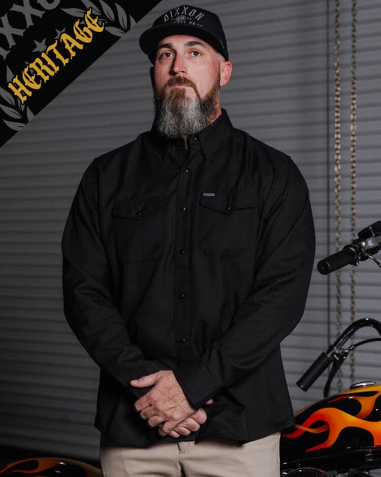 Dixxon Outlaw Heritage Flannel | Black