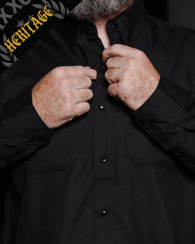 Dixxon Dixxon Outlaw Heritage Flannel | Black