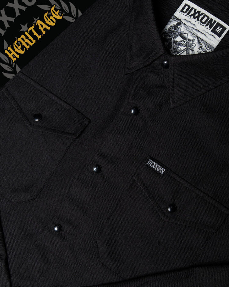 Dixxon Dixxon Outlaw Heritage Flannel | Black
