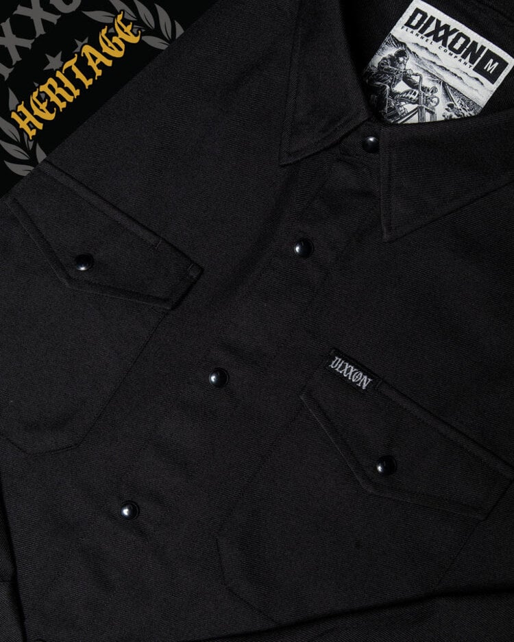 Dixxon Outlaw Heritage Flannel | Black