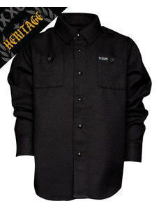 Dixxon Youth Outlaw Heritage Flannel | Black