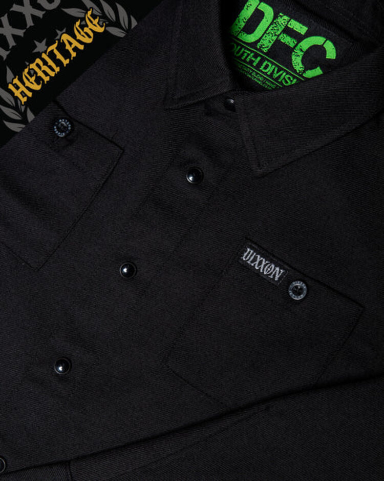 Dixxon Youth Outlaw Heritage Flannel | Black