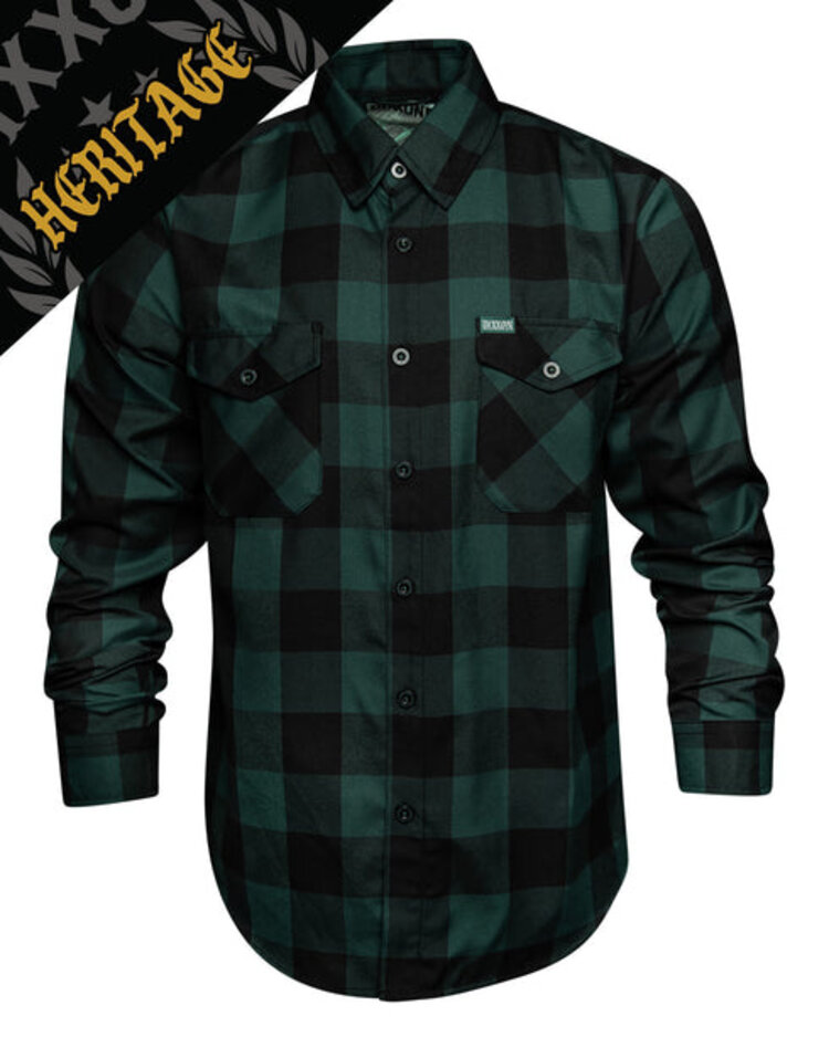 Dixxon Dixxon Evergreen Heritage Flannel | Green