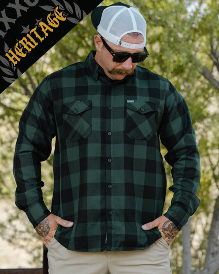Dixxon Dixxon Evergreen Heritage Flannel | Green