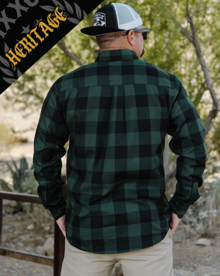 Dixxon Dixxon Evergreen Heritage Flannel | Green