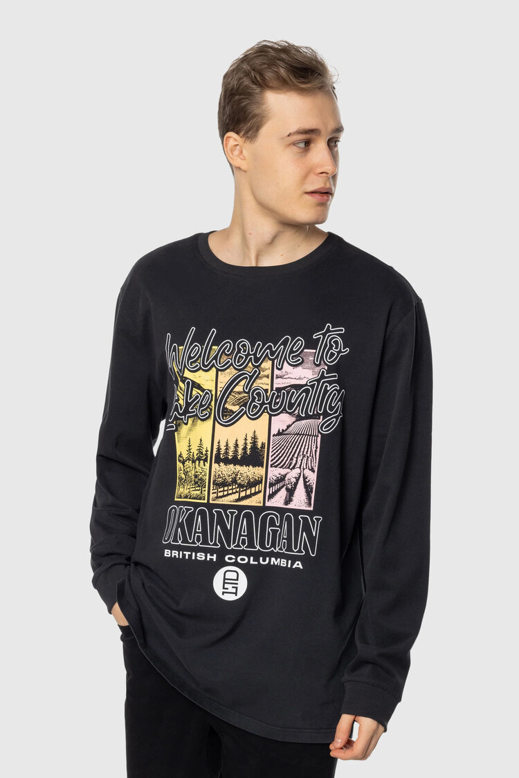TEAMLTD Teamltd Okanagan Oversized LS Tee | Vintage Black
