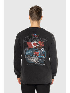 TEAMLTD Coors Cold Cargo Longsleeve Tee | Washed Black