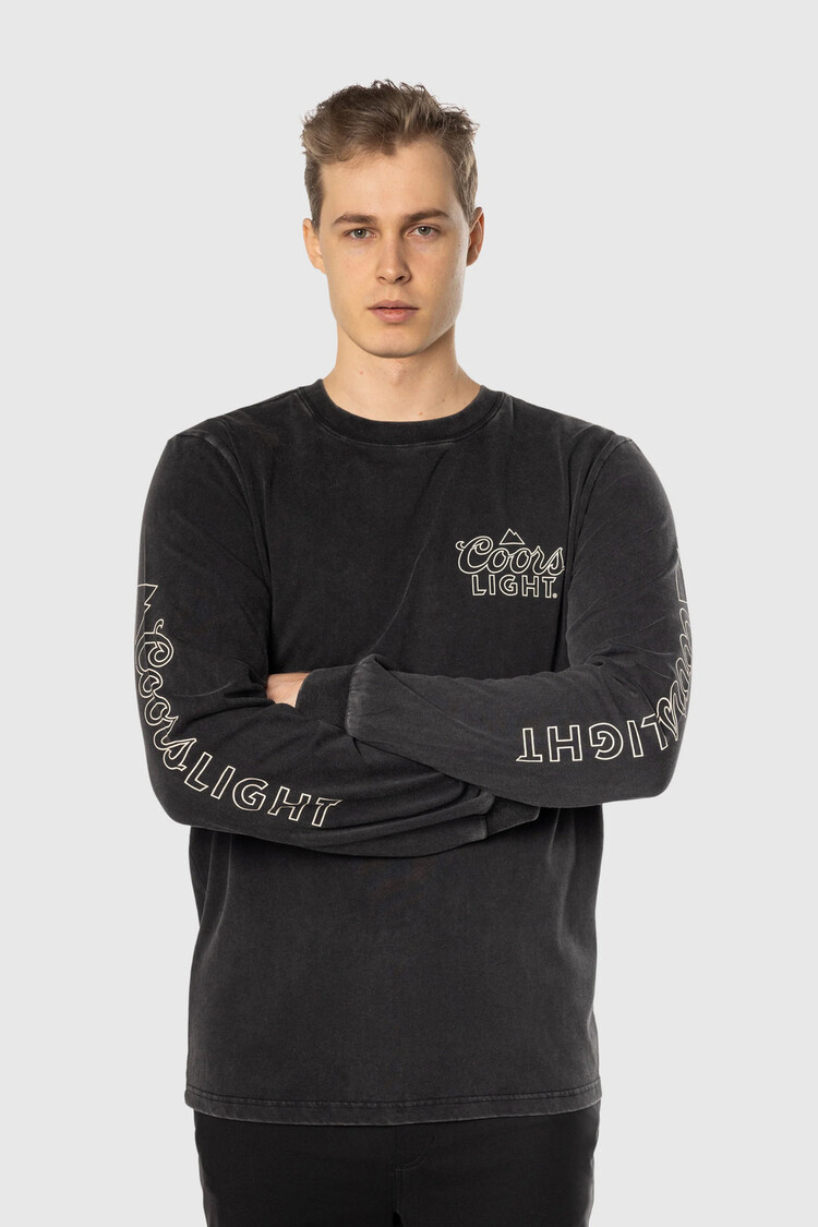 TEAMLTD Coors Cold Cargo Longsleeve Tee | Washed Black