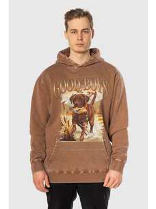 TEAMLTD Teamltd Good Boy Hoodie | Brown Wash