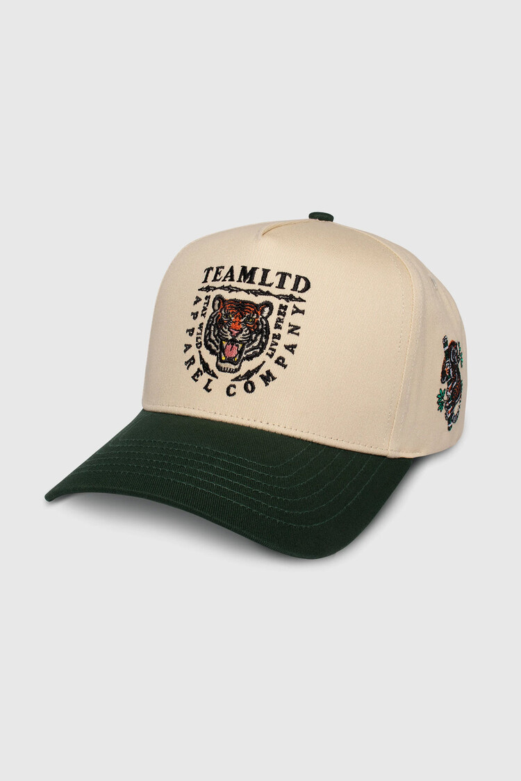 TEAMLTD Teamltd Stay Wild Snapback | Cream/Hunter